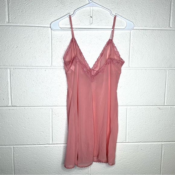 < Victoria’s Secret Pink Silk Lace Lingerie Piece > - Picture 3 of 3